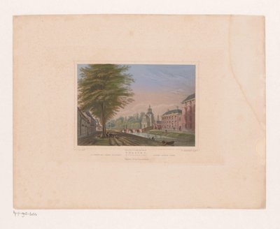Vista do Wittevrouwenpoort em Utrecht de Franz Hablitschek