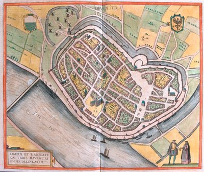 Deventer, Holanda (gravura de Franz Hogenberg