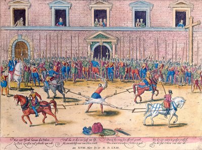 Execução de John de Poltrot, Sieur de Mere, em 18 de março de 1563 de Franz Hogenberg