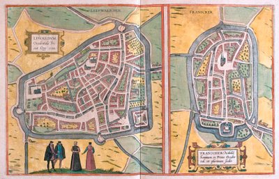 Franeker, Holanda (gravura de Franz Hogenberg