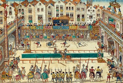 Henrique II da França mortalmente ferido, 30 de junho de Franz Hogenberg