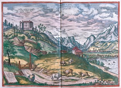 Innsbruck, Áustria (gravura de Franz Hogenberg
