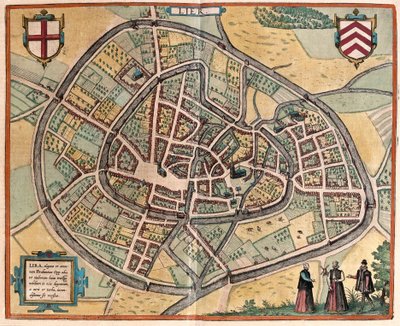 Lier, Bélgica (gravura de Franz Hogenberg
