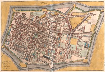 Lucca, Itália (gravura de Franz Hogenberg