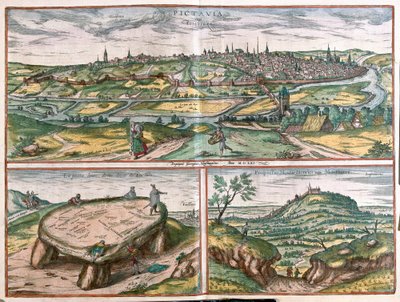 Montpellier, Tours e Poitiers, França de Franz Hogenberg
