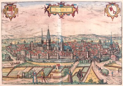 Soest, Alemanha (gravura de Franz Hogenberg
