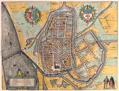Zutphen, Holanda (gravura de Franz Hogenberg