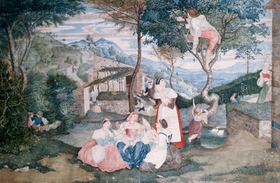 Alemão: Italienisches Landleben Vida rural italiana de Franz Horny