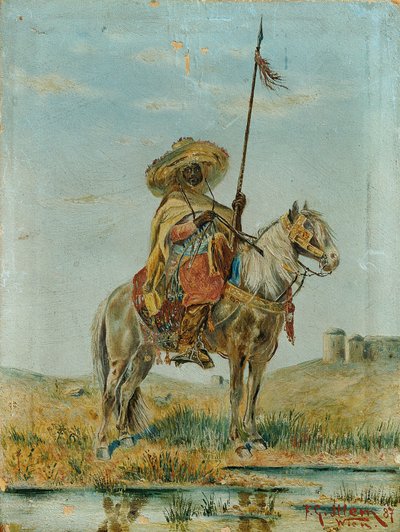 Mexicano a cavalo de Franz Josef Georg Illem