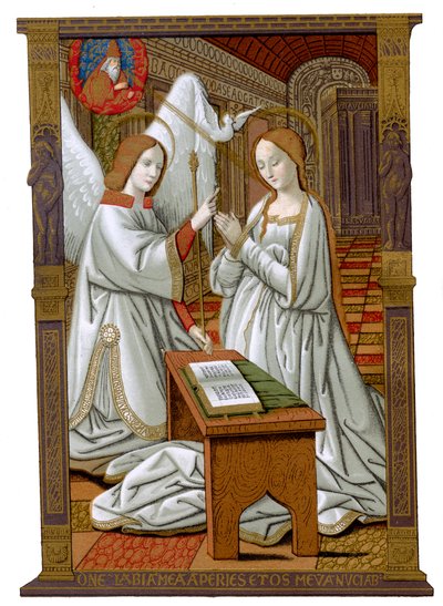 A Anunciação, c1503, 1870 de Franz Kellerhoven