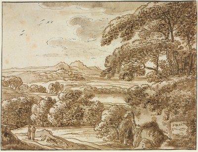 Paisagem, c 1780. de Franz Kobell