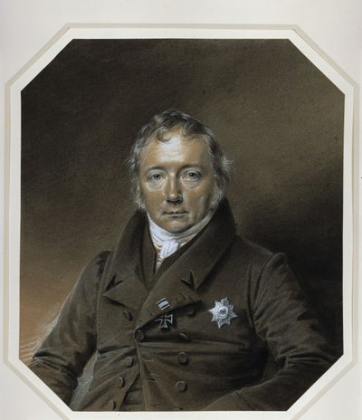 Retrato de Friedrich Christian Adolf von Motz de Franz Krüger