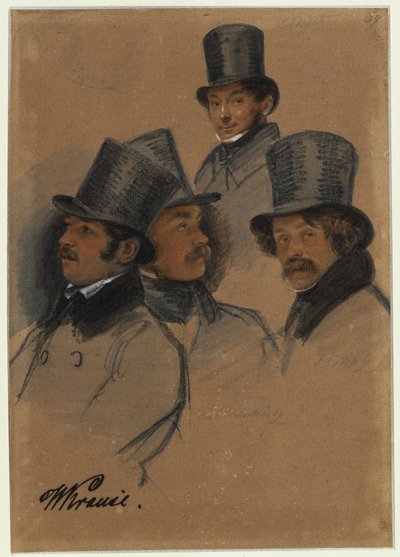 Ludwig Elsholtz, Wilhelm Krause, Karl Friedrich G. Lüderitz, Karl Friedrich Schulz de Franz Krüger