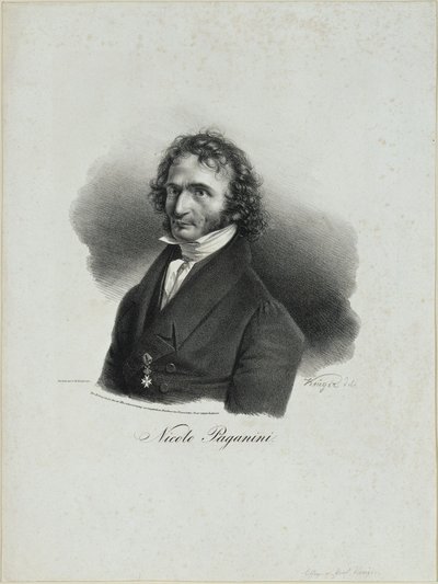Niccolò Paganini de Franz Krüger