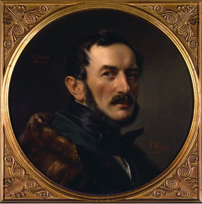 Retrato do arquiteto Albert Dietrich Schadow de Franz Krüger