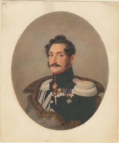 Retrato do Conde Alexey Fyodorovich Orlov 1787-1862 de Franz Krüger