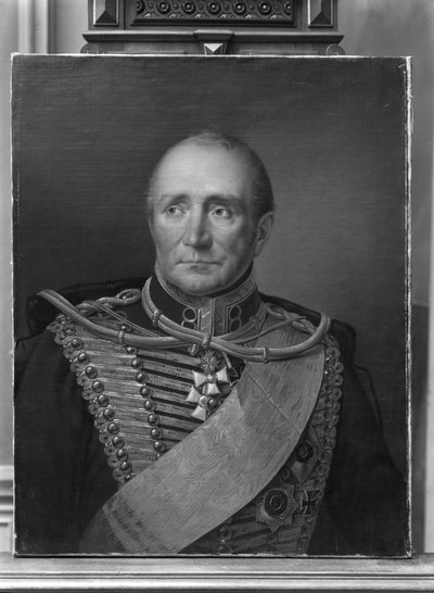Retrato do general von zieten de Franz Krüger