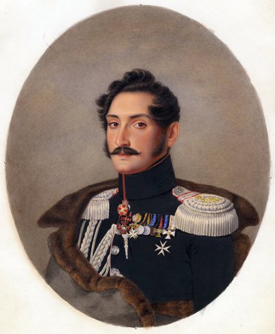 Retrato do príncipe Alexey Fyodorovich Orlov de Franz Krüger