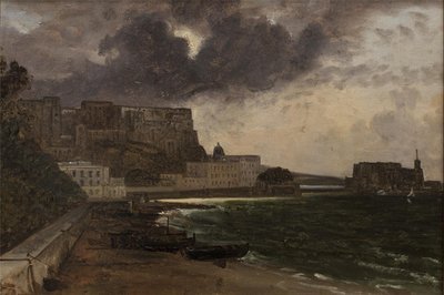Do porto de Nápoles. Reunindo Tempestade de Franz Ludwig Catel