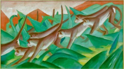 Affenfries de Franz Marc
