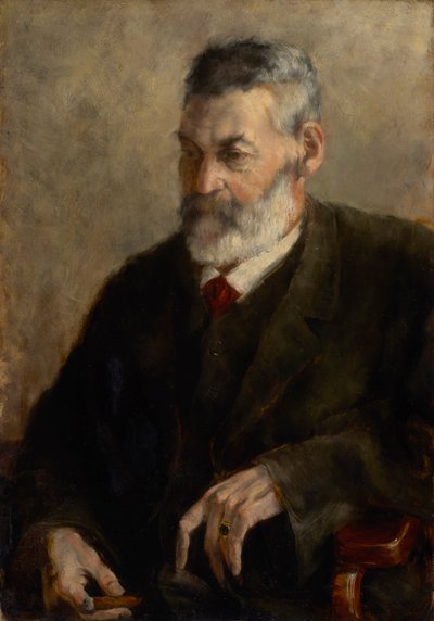 Retrato do pai do artista de Franz Marc