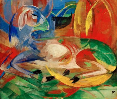 Cordeiro azul de Franz Marc
