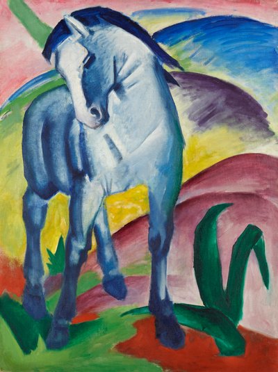 Cavalo Azul I de Franz Marc