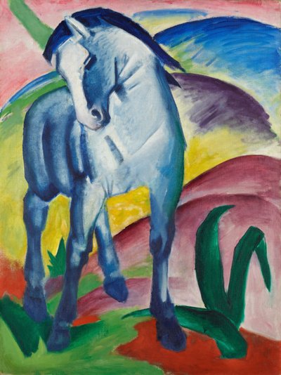 Cavalo azul I de Franz Marc