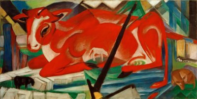 A vaca do mundo de Franz Marc