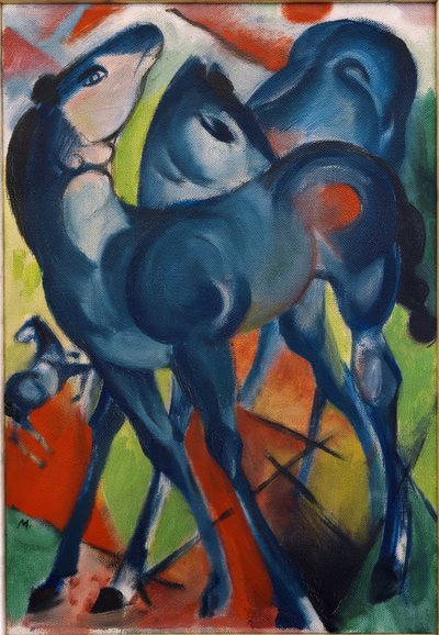 Os potros azuis de Franz Marc