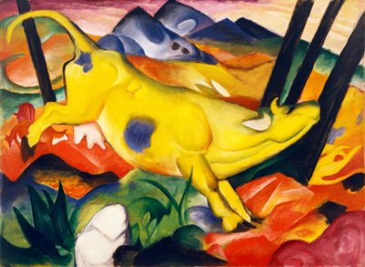 A vaca amarela de Franz Marc