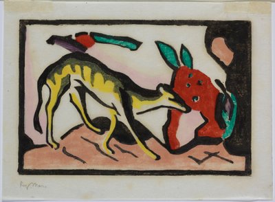 Criatura fabulosa de Franz Marc
