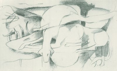 Franz Marc - Caderno de desenho do campo - Folha 04 de Franz Marc