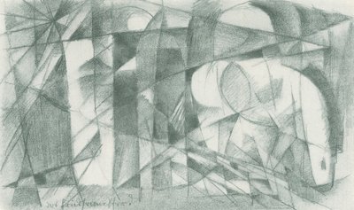 Franz Marc - Caderno de esboços do campo - Folha 14 de Franz Marc