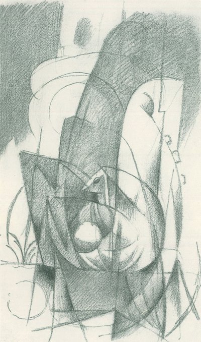 Franz Marc - Caderno de esboços do campo - Folha 15 de Franz Marc