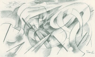 Franz Marc - Caderno de esboços do campo - Folha 16 de Franz Marc