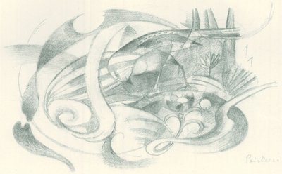 Franz Marc - Caderno de esboços do campo - Folha 29 de Franz Marc