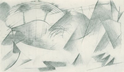 Franz Marc - Caderno de esboços do campo - Folha 33 de Franz Marc