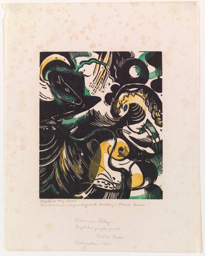 Génesis II de Franz Marc