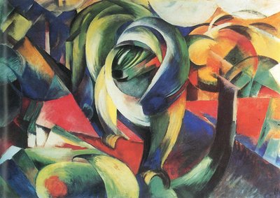 Alemão: Der Mandrill O mandril de Franz Marc