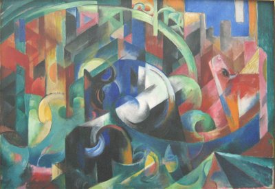 Alemão:  Rinder I Gado I de Franz Marc