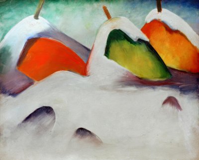 Cócoras na neve de Franz Marc