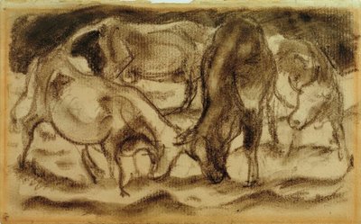 Vacas de combate de Franz Marc