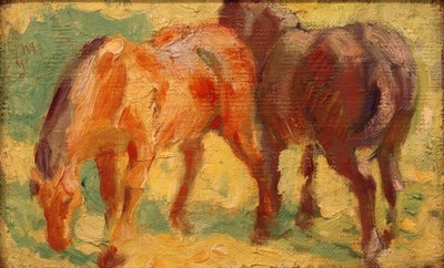 Imagem pequena do cavalo de Franz Marc