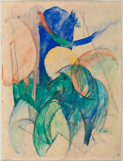 Mandril de Franz Marc