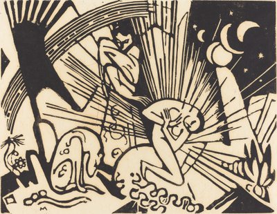 Reconciliação (Versoehnung) de Franz Marc