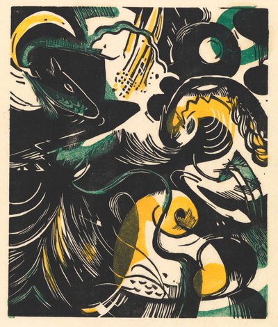 História da criação II de Franz Marc