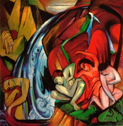 A cachoeira de Franz Marc