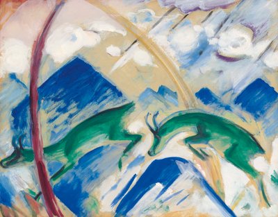 A camurça, 1911. de Franz Marc