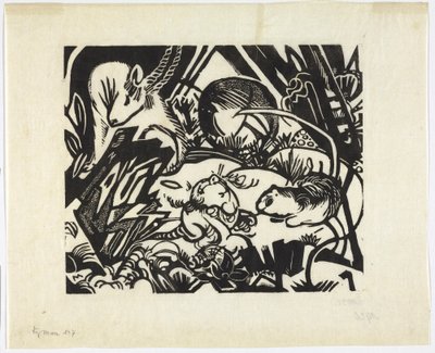 Lenda animal de Franz Marc